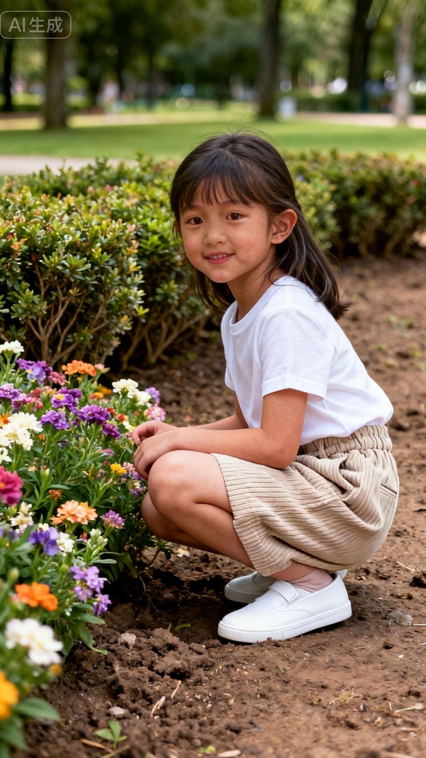 Girls corduroy shorts-1