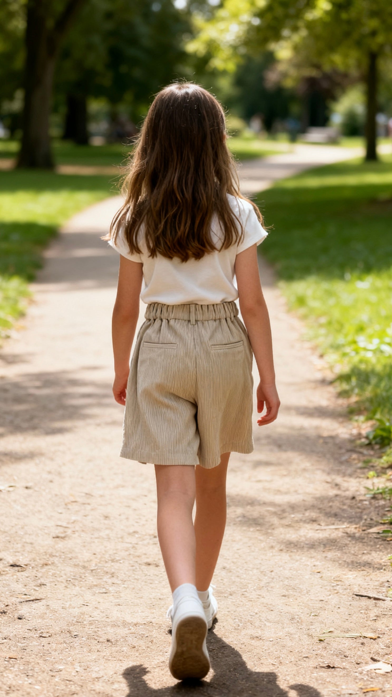 Girls corduroy shorts-1