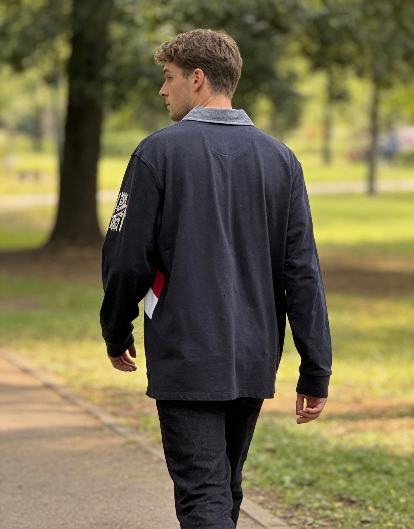 Men’s long-sleeve rugby shirt