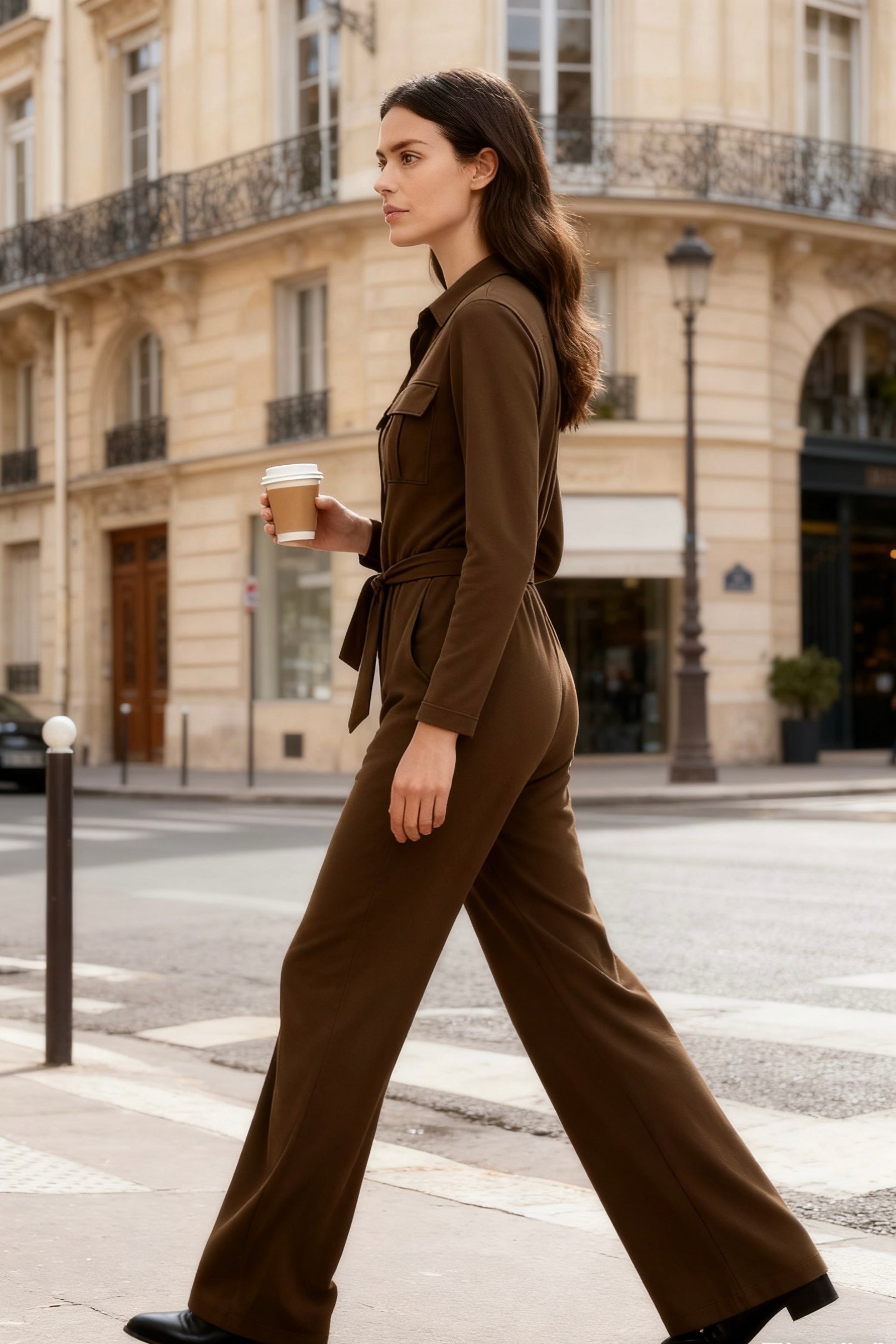 Tailored Wide-Leg Jumpsuit-4