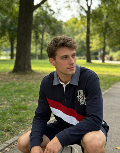 Men’s long-sleeve rugby shirt